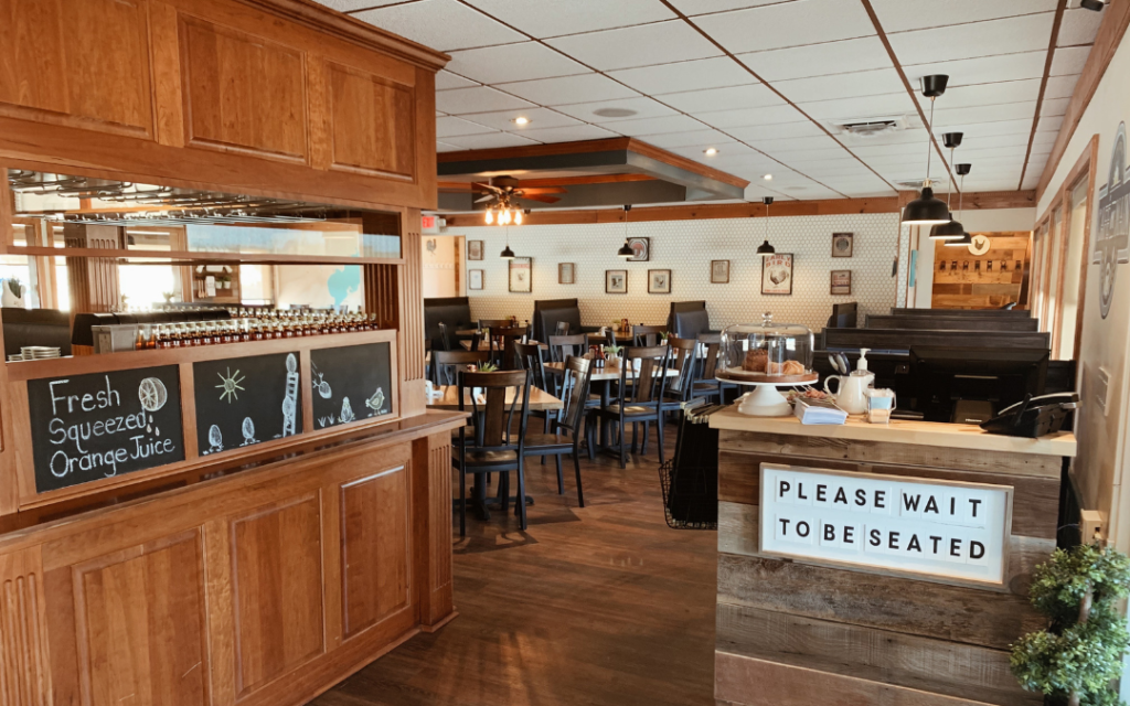 Inside Cafe on Main